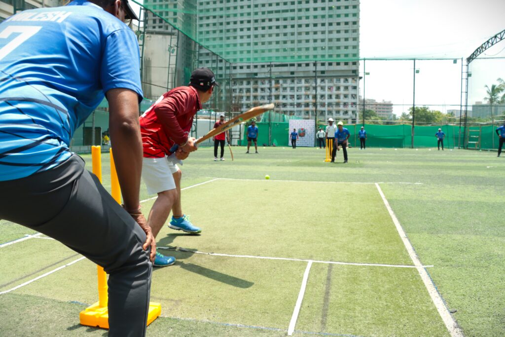 High-speed sports photography Mumbai – Cricket action shot
