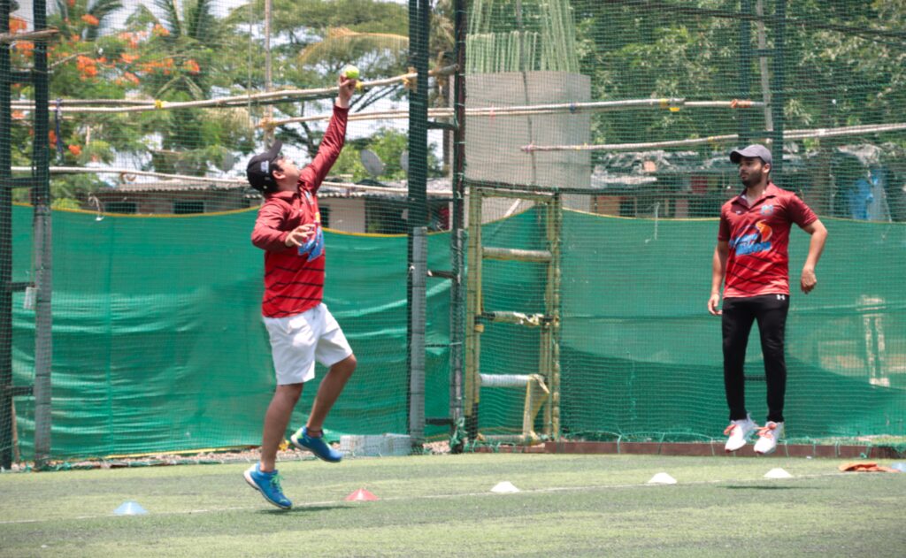 High-speed sports photography Mumbai – Cricket action shot