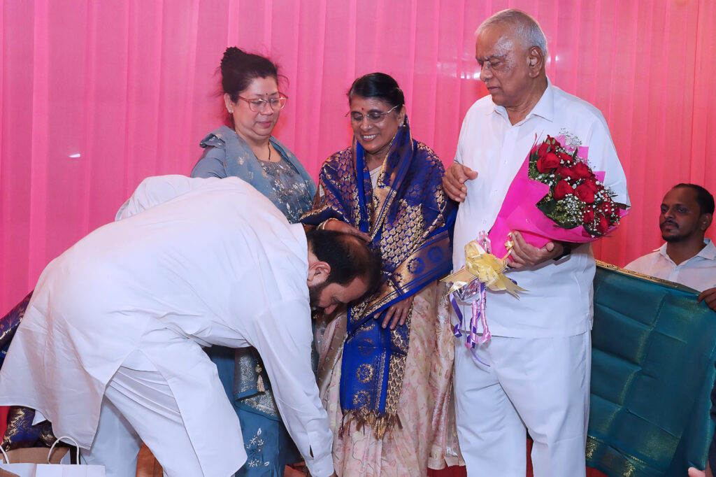 Local politician attending private religious and birthday event in Mumbai