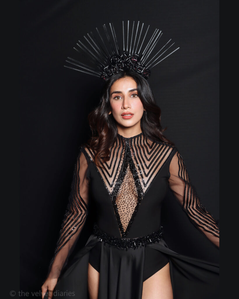 Model with designer backstage – Celebrity Photography India