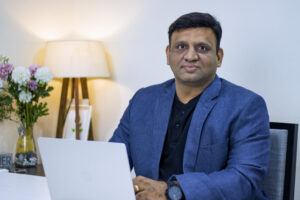 Business executive portrait for company profile by top corporate photographer India.