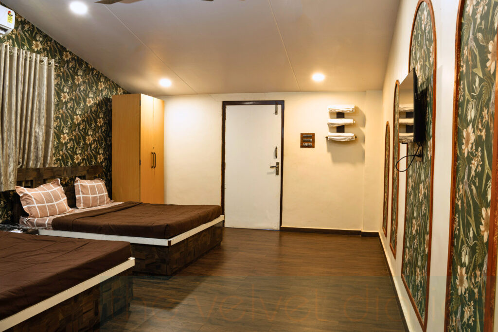 Luxury resort room interiors captured with a calm, natural aesthetic.