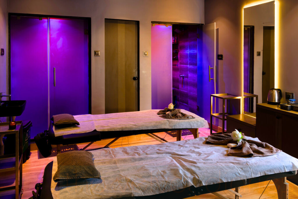 Spa interior photography for resorts in Mumbai