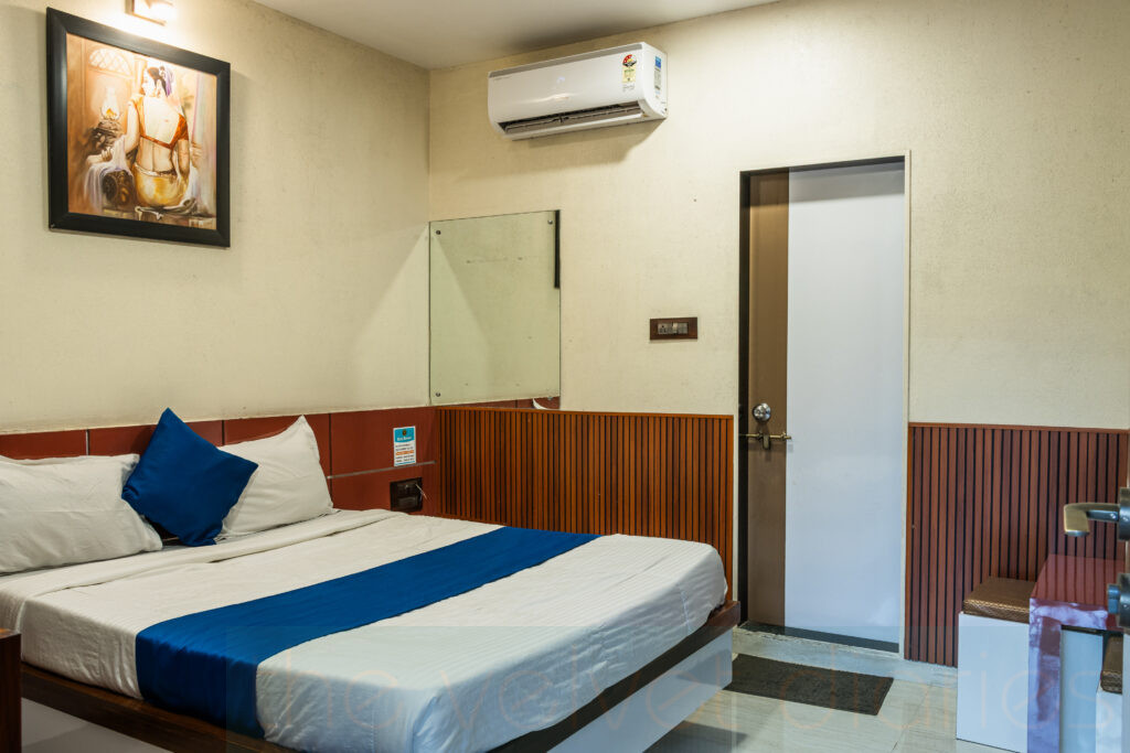 Resort room photography with natural light near Mumbai