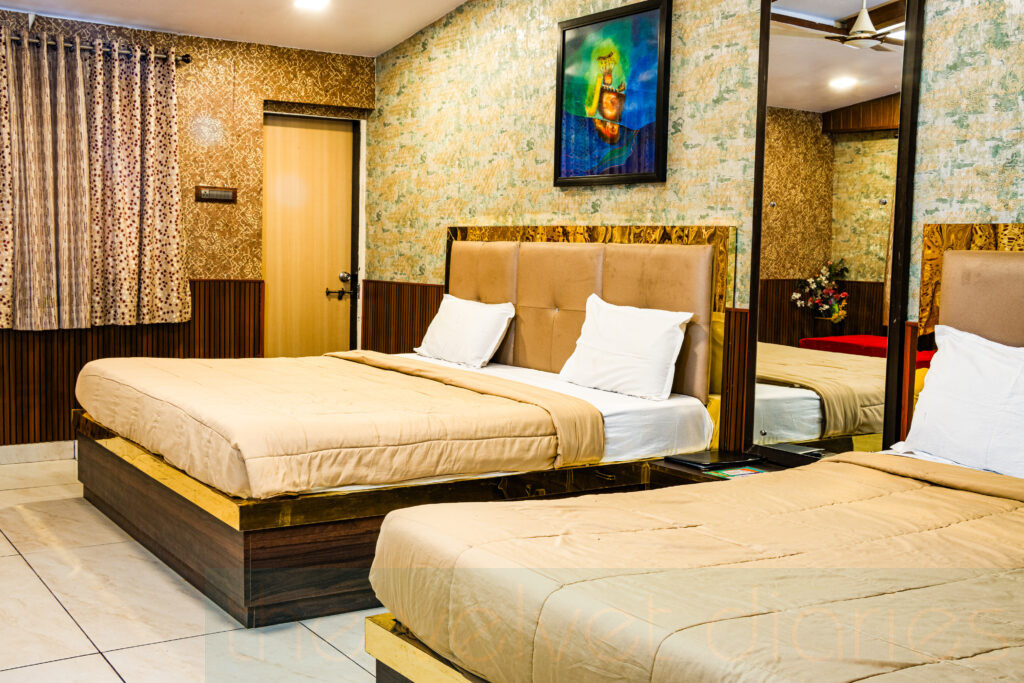 Resort bedroom photography with natural light – Navi Mumbai