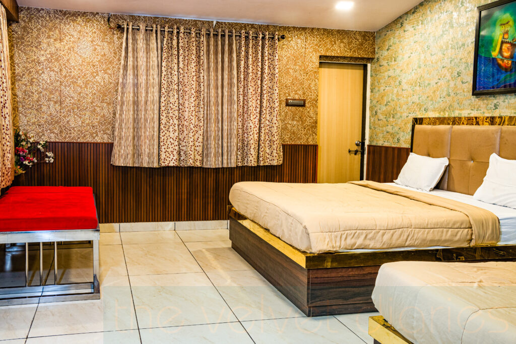 Resort room interiors captured with a focus on comfort, space, and natural light.