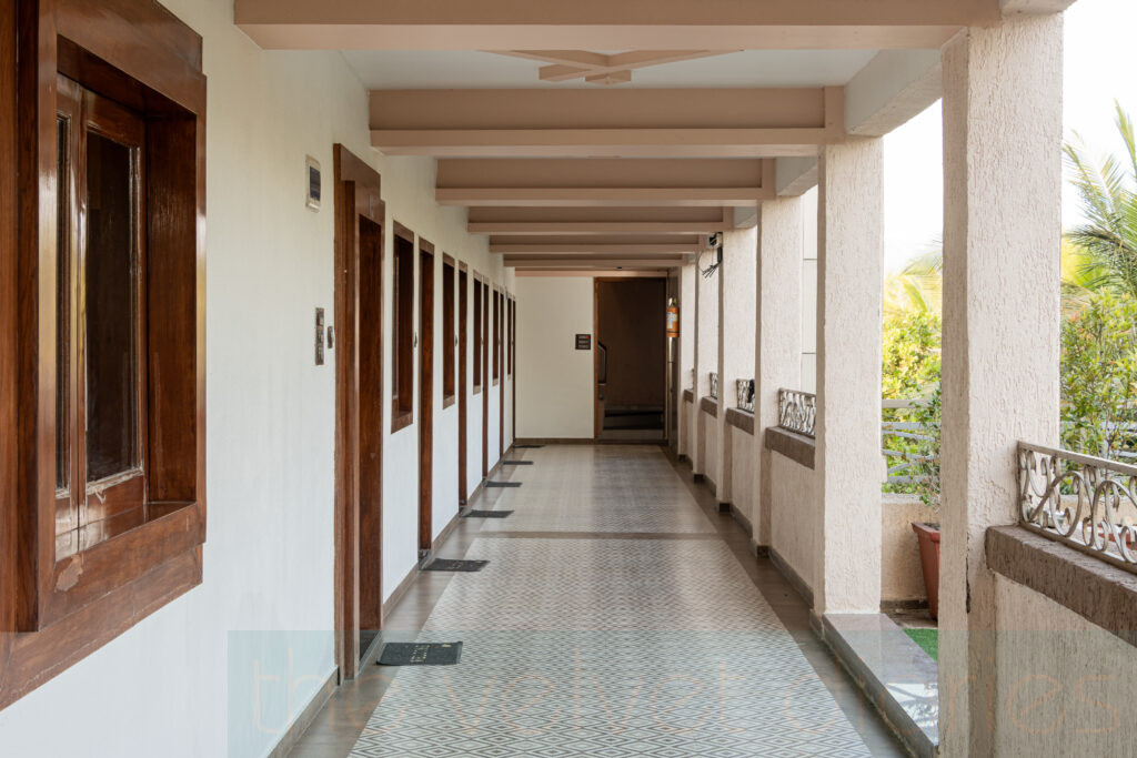 Hotel corridor interior photography Navi Mumbai