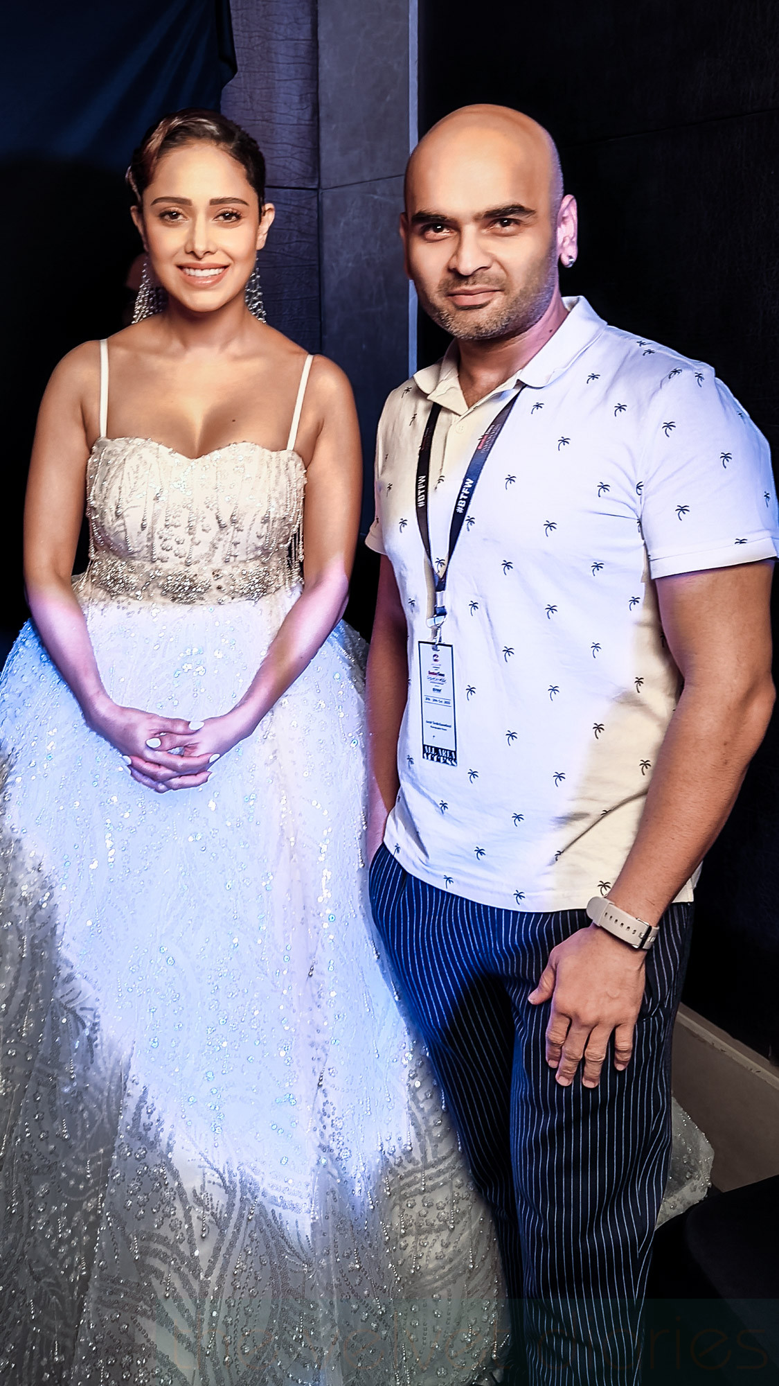 Nushrratt Bharuccha during fashion shoot before runway, captured by celebrity photographer Amit Tekchandani in Mumbai.