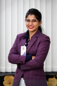 Professional female executive corporate headshot by a BKC Mumbai corporate photographer