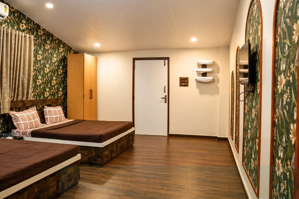 Hotel room interior photographed for hospitality and commercial property branding in Andheri East Mumbai