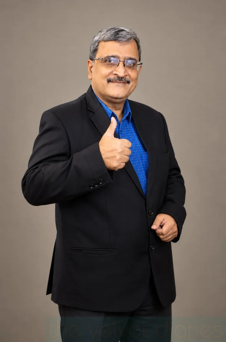 Senior professional portrait for corporate and personal branding in Lower Parel Mumbai